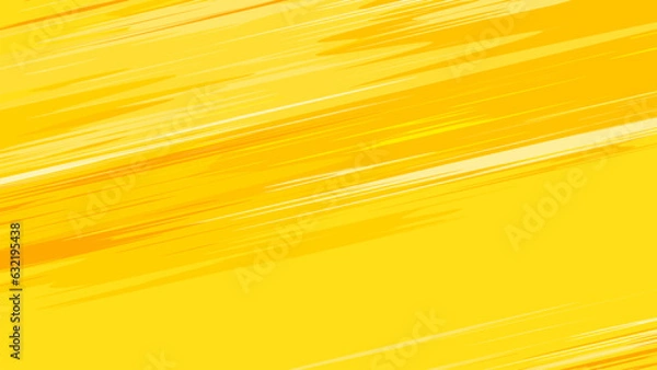 Fototapeta Yellow abstract background with speed moving style in concept art.