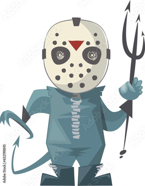 Obraz Devil with a mask