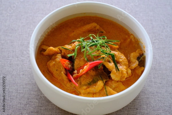 Obraz pork panang curry thai style