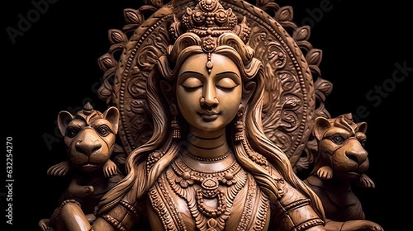 Fototapeta Lakshmi Goddess Statue | Generative AI