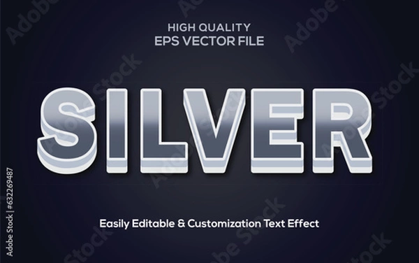 Fototapeta 3D Gradient Text Effect