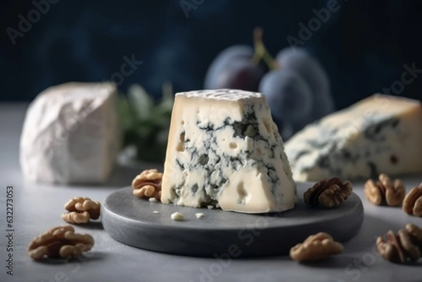 Fototapeta gorgonzola cheese ai generated, Generative AI