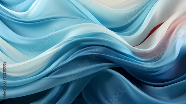 Fototapeta Elegant Abstraction: Dark Cyan Futuristic Design