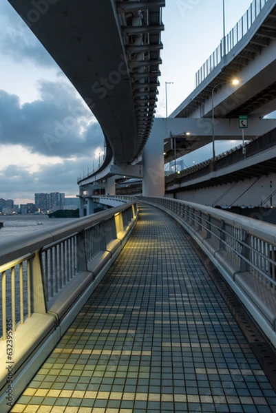Obraz レインボーブリッジの遊歩道