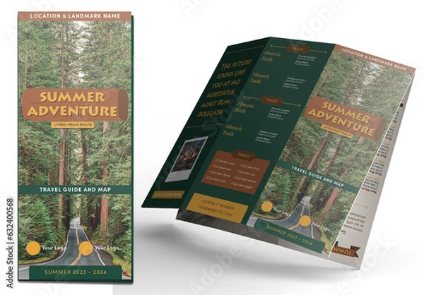 Obraz Travel & Adventure Camp Bi Trifold