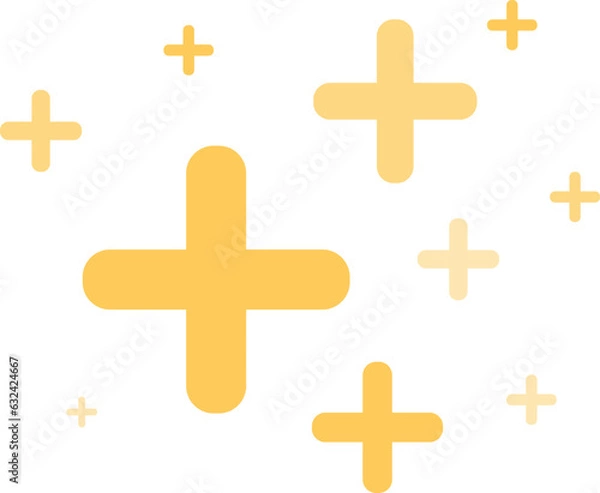 Obraz Vector flat star sparkle firework, Decoration twinkle, shiny flash.