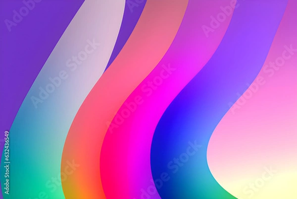 Fototapeta Abstract Blurred colorful gradient background. Beautiful backdrop. Vector illustration for your graphic design, banner, poster, card or wallpaper, theme 