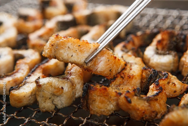 Obraz grill eel 