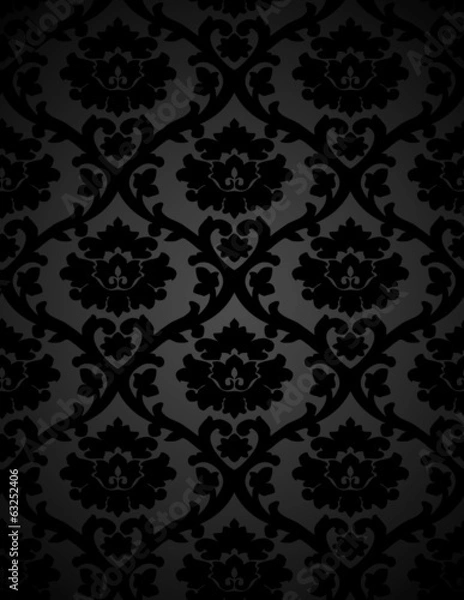 Obraz Seamless damask wallpaper