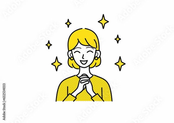 Fototapeta 喜んでいる女性