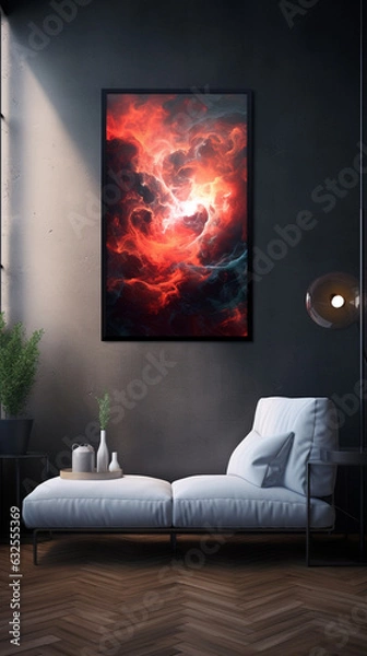 Fototapeta wall art for home Decor with generate Ai