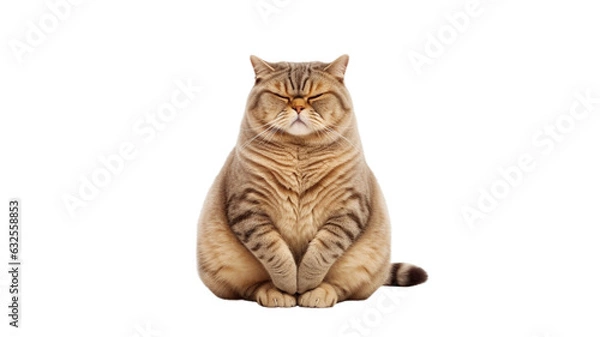 Fototapeta A chubby cat
