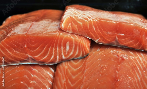 Obraz fresh salmon fillet