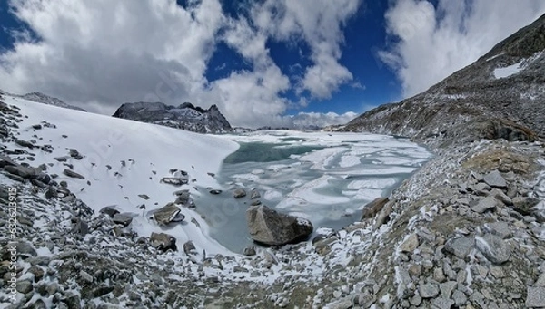 Obraz snow covered mountains
