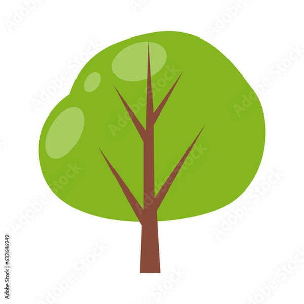 Fototapeta Tree Flat Element