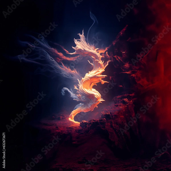 Obraz fire and flames