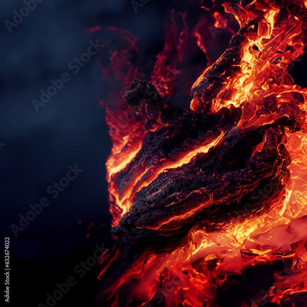 Obraz fire in the fire