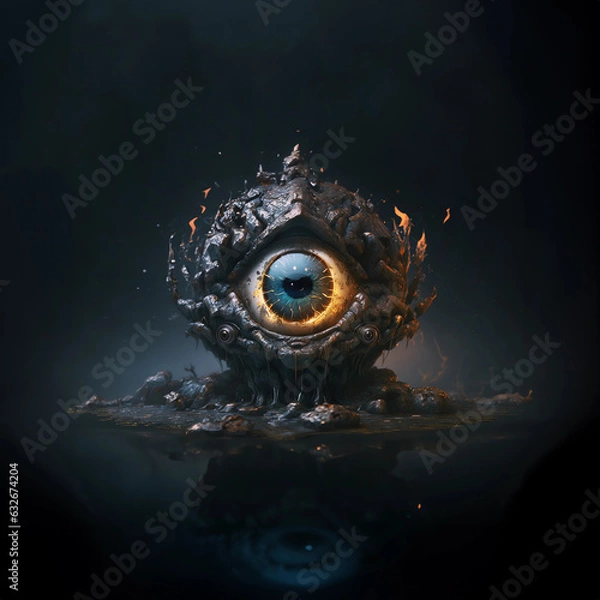 Obraz eye in the dark