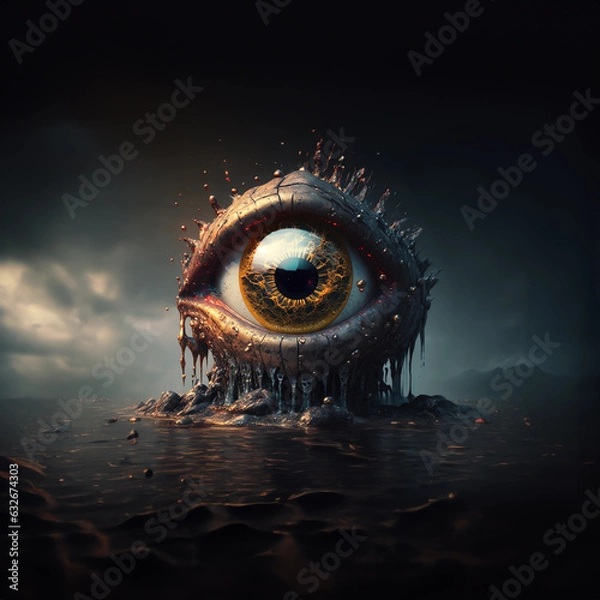 Obraz eye in the night