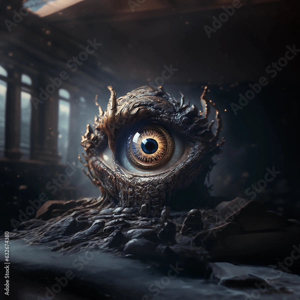 Obraz Eye in the night