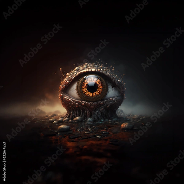 Obraz eye in the night