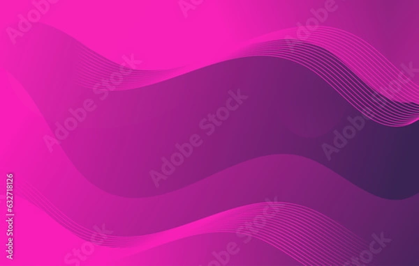 Fototapeta Pink abstract background, abstract background with waves
