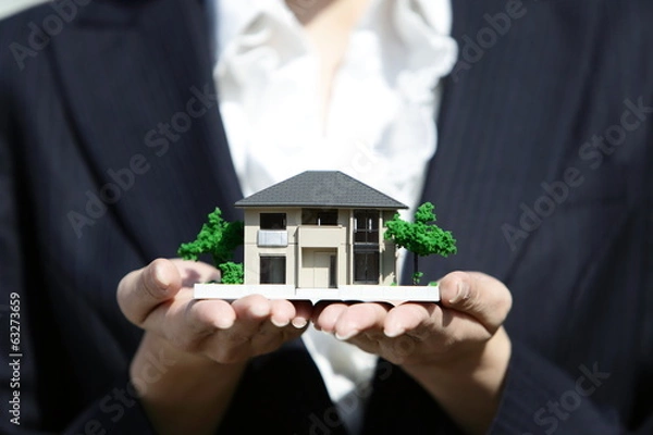 Fototapeta 屋外のビジネスウーマン