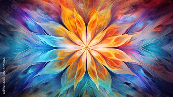 Obraz Liquid Chroma Kaleidoscope