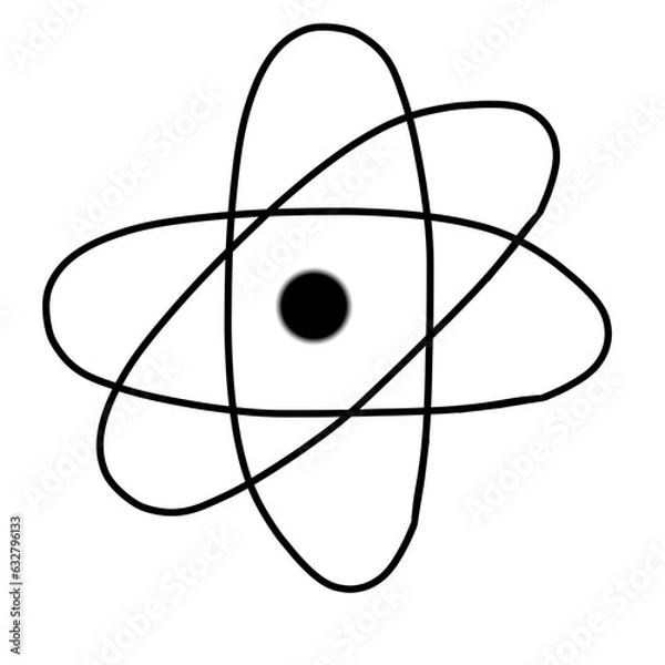 Obraz atom symbol icon