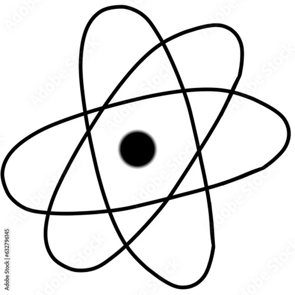 Obraz atom symbol icon