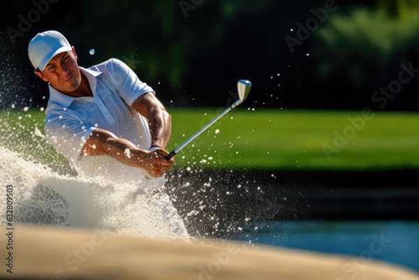 Obraz Golf Player in Action