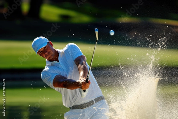 Fototapeta Golf Player in Action