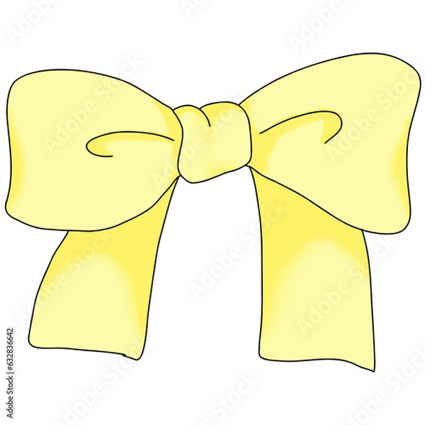 Obraz Yellow bow