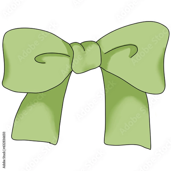 Obraz Green bow