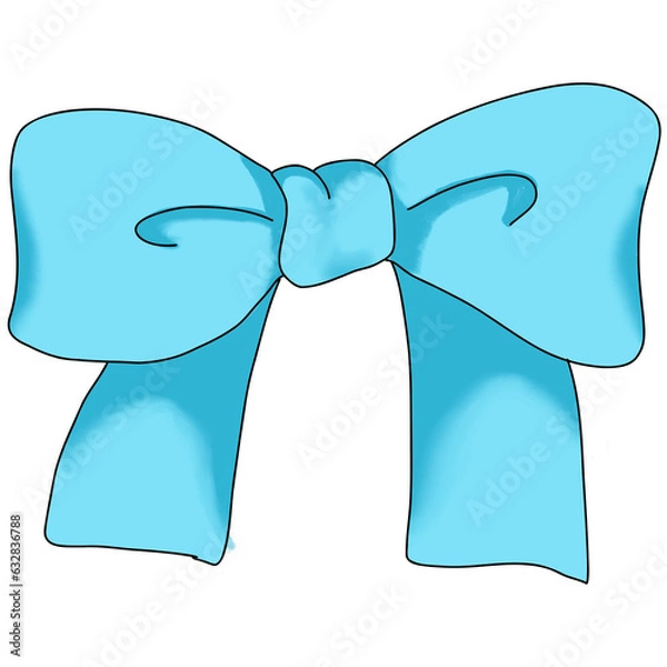Obraz Blue bow