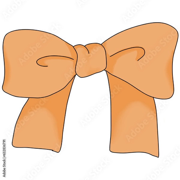 Obraz Orange bow