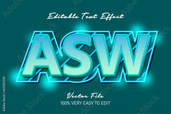 Fototapeta FREE EDITABLE TEXT EFFECT