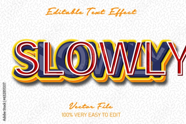 Fototapeta FREE EDITABLE TEXT EFFECT