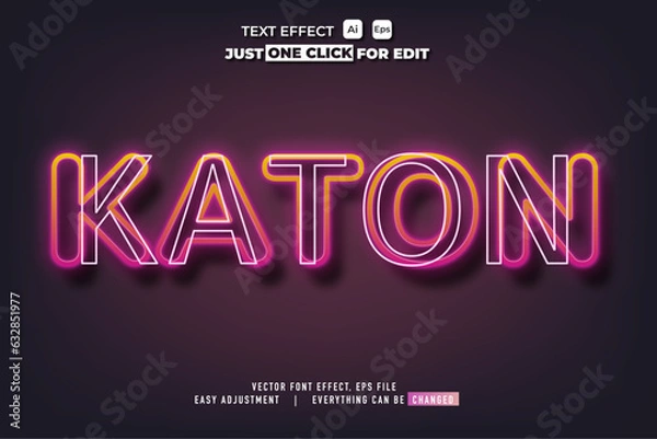 Fototapeta FREE EDITABLE TEXT EFFECT