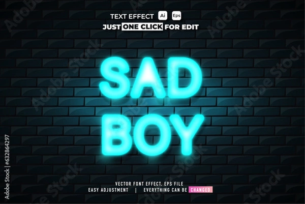 Fototapeta FREE TEXT EFFECT EDITABLE