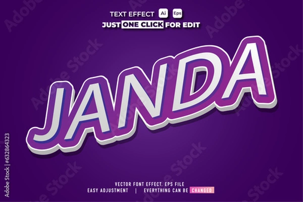 Obraz FREE TEXT EFFECT EDITABLE