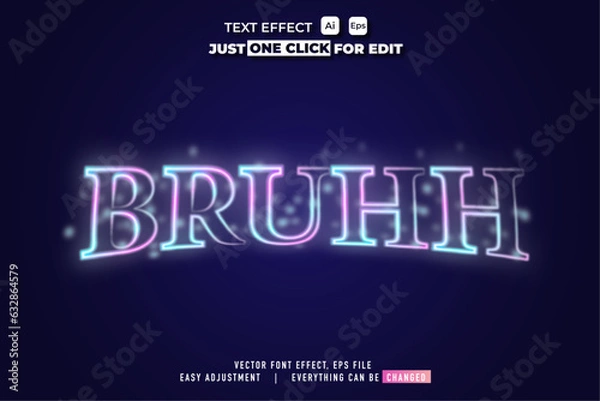 Fototapeta FREE TEXT EFFECT EDITABLE