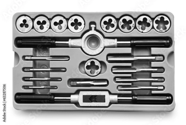 Obraz screw tap die set