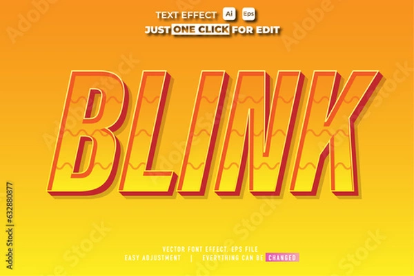 Fototapeta FREE EDITABLE TEXT EFFECT