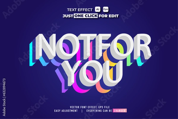 Fototapeta FREE EDITABLE TEXT EFFECT HD