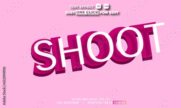 Fototapeta FREE EDITABLE TEXT EFFECT HD