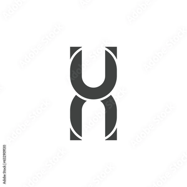 Obraz Initial alphabet letter X font icon