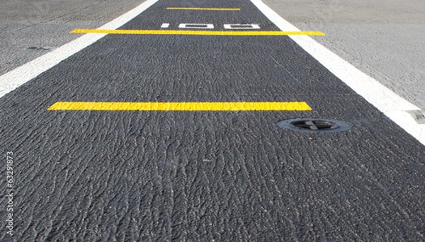 Obraz road airstrip background