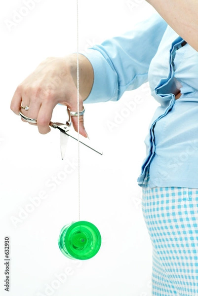 Obraz jojo nożyczkami