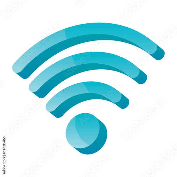 Obraz Wifi icon. Network wireless symbol